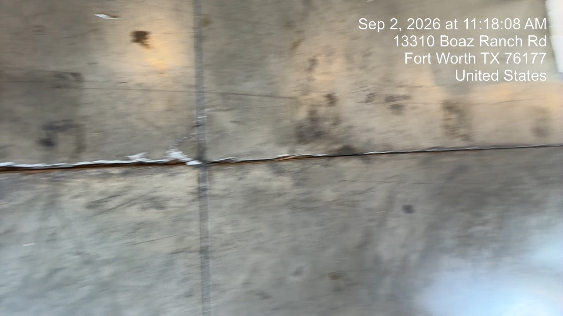 Control joint filler failing and pulling out of the joint in Fort Worth